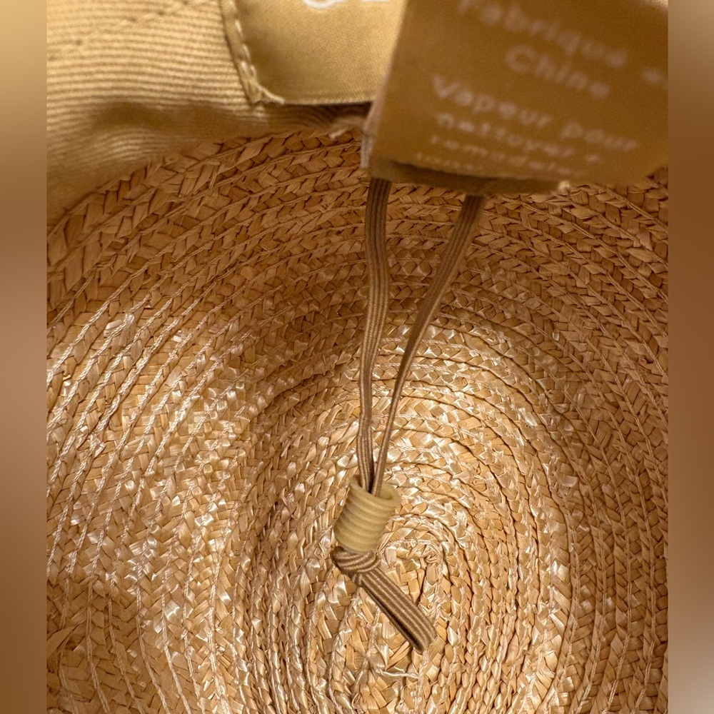 NWOT GIGI PIP Isla Straw Fedora Hat Women’s One Size - Picture 15 of 16